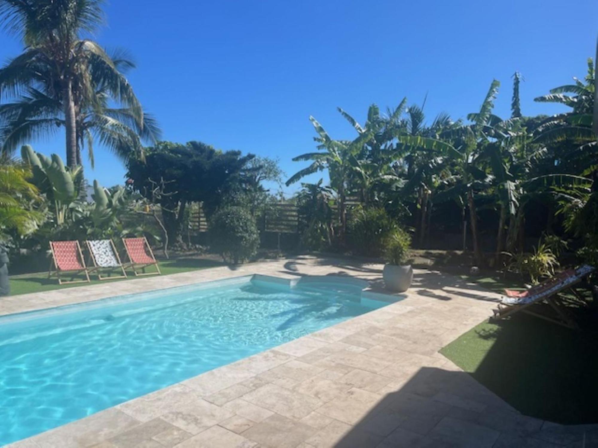 La Bananeraie Apt 35M2 Piscine Jardin Tropical Parking Prive Saint-Leu Exterior photo